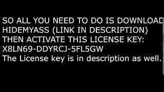 HideMyASS VPN Pro LICENSE KEY 2018 [upl. by Keefer808]