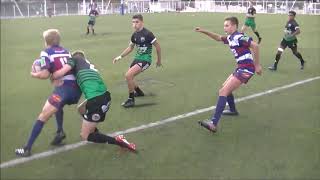 Rugby Cadets US Mourillon vs RC Grasse Championnat National Match 2ème MiTemps Saison 20182019 [upl. by Ahsrat]