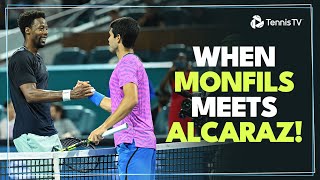 INCREDIBLE ENTERTAINMENT In Carlos Alcaraz vs Gael Monfils  Miami 2024 Highlights [upl. by Kronick38]