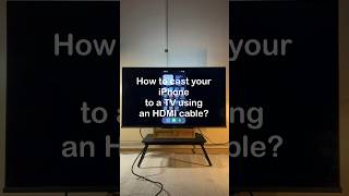 How to cast iPhone to TV using HDMI Cable [upl. by Vallie869]