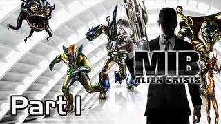 Men in Black Alien Crisis Walkthrough  Part 1 Opening Theft Lets Play PS3 XBOX [upl. by Aidan]