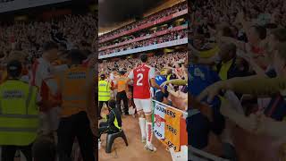 Martinelli scores against Manchester City and Emirates Stadium erupts [upl. by Erdied500]