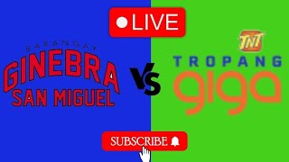 Barangay Ginebra San Miguel VS TNT Tropang Giga today basketball match live score result 2024 [upl. by Ihcalam]