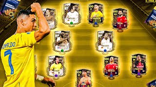 All 100 TOTS Legendary Squad Builder Ronaldo Muller VVD FC Mobile [upl. by Vernice]