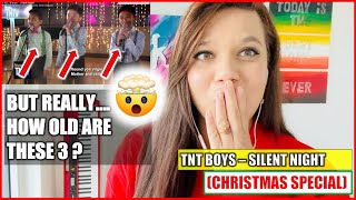 OMG First Time Hearing TNT BOYS  Silent Night  Christmas Song Reaction Videos [upl. by Minny]