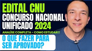 Concurso Nacional Unificado  EDITAL 2024 Tudo que você precisa saber para Estudar Thiago Pereira [upl. by Petromilli]