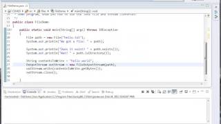 Java Basics  IO Part 1  Files and Streams [upl. by Abrams639]