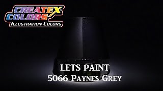 Lets Paint 5066 Paynes Grey [upl. by Eiddam]