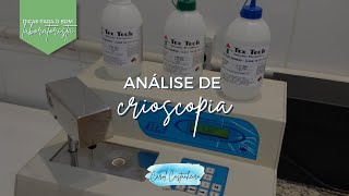 DICAS PARA O BOM LABORATORISTA  Cuidados importantes na análise de crioscopia do leite [upl. by Gabbey]