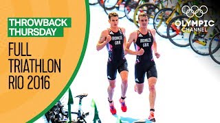 FULL Mens Triathlon  Rio 2016 Replay  Throwback Thursday [upl. by Mastat356]