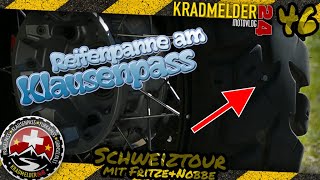 Reifenpanne am Klausenpass ✫ Schweiztour mit Fritze amp Nobbe ◙ MV46 [upl. by Gervase856]