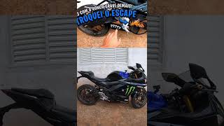 Escape esportivo na r3 🔥👀 yamahar3 yamaha escape motovlog [upl. by Oric170]