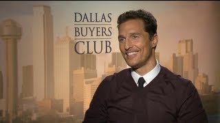 DALLAS BUYERS CLUB Interviews Matthew McConaughey and Jared Leto [upl. by Tnias]