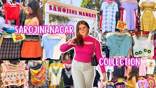 Sarojini Nagar Market Delhi  Latest Summer Collection  Dresses Tops at ₹100 BEST Shops [upl. by Maddox89]