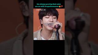 BTS always proving their mics are on with live performances 🔥💯 fypシ゚viral bts shorts [upl. by Miyasawa]