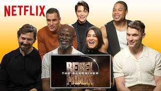 Cast Reacts  Rebel Moon Part Two Teaser  Netflix [upl. by Trainer771]