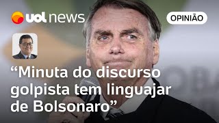 Minuta do discurso dizer dentro das 4 linhas soa exatamente como linguajar de Bolsonaro diz Tales [upl. by Arihs167]