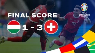 Hungary vs Switzerland 13  All Goals amp Extended HIGHLIGHTS  Euro 2024 [upl. by Aisad557]