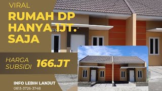 VIRAL RUMAH SUBSIDI DP HANYA 1JT SAJA KEDIRI [upl. by Anitap271]