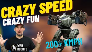 War Robots Fastest Robot Ever War robots MK3 Gameplay WR Rogatka super speed build [upl. by Ecirrehs305]