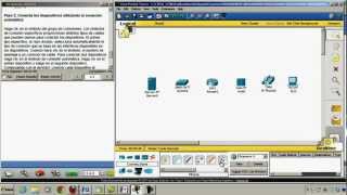 Packet Tracer Practica simple Conectar dispositivos automáticamente Redes Informática [upl. by Repard]