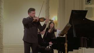 Pavel Milyukov violin English Hall of St Petersburg Music House 20180117 Part 2 [upl. by Gibrian]