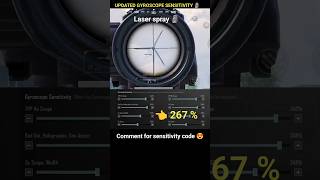 😱 BGMI Scope Setting 2x 3x 4x 6x 8x  New Best Sensitivity Settings  No Recoil shorts bgmi viral [upl. by Au]