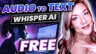 Transcribe Audio to Text for FREE  Whisper AI StepbyStep Tutorial [upl. by Karyn]