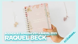 AGENDA ANUAL 2025 A5 SEMANA VISTA RAQUEL BECK  ErikStore [upl. by Bea899]