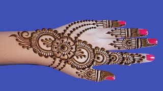 😱🔥easy top Arabic mehndi designweddingDulhan special mehndidesignsimplehenna madhieid ramadan [upl. by Sassan513]