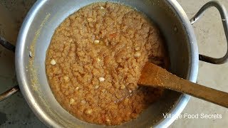 Besan ka Halwa ❤ Grandmas Style ❤ Village Style ❤ Village Food Secrets [upl. by Llerrud]