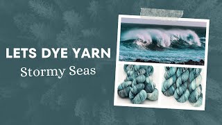 Secrets Of Hand Dyed Yarn  Stormy Seas [upl. by Blankenship515]