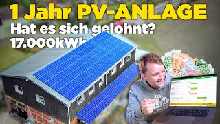 1 Jahr PHOTOVOLTAIK So viel konnte ich wirklich sparen  Lohnt sich ein Speicher [upl. by Nyliahs718]