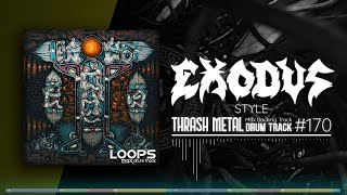 Thrash Metal Drum Track  Exodus Style  200 bpm [upl. by Airednaxela666]