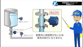 配管で使用できる！液体検知用レベルセンサ ～山本電機工業株式会社～ [upl. by Nimref]