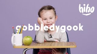 Wordplay Kids Guess what quotGobbledygookquot Means  Wordplay  HiHo Kids [upl. by Einhapets]