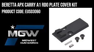 Beretta APX Carry A1 RDO Plate Cover Kit  EUS03060 [upl. by Aihsenad]