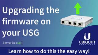 Upgrade your Ubiquiti USG firmware the easy way [upl. by Aliuqahs]