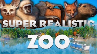 🌲 This REALISTIC Zoo is INCREDIBLE Details at EVERY CORNER  Planet Zoo Tour [upl. by Nilad]