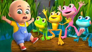 Five little Speckled frogs New Compilation  Five Little Birds  Nursery Rhymes and Kids  Baby Bobo [upl. by Najib]