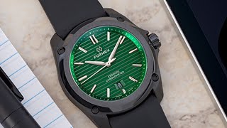 Formex 033146300910 Essence Leggera FortyOne Mamba Green Chronometer [upl. by Nnylylloh]