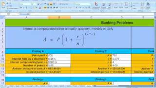 321 Exponential functions and banking problems [upl. by Gnourt]