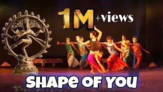 Shape of You  Indian Classical Version  Classical Dance Cover  Indian Raga  DRABIN [upl. by Legra]