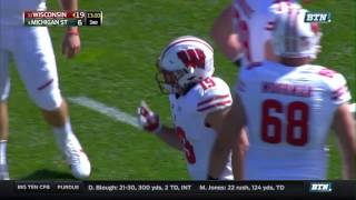 Wisconsin at Michigan State  Football Highlights [upl. by Noivert]