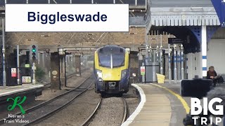 Trains at Biggleswade ECML  23319 [upl. by Narahs]