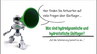 Was sind hydrodynamische und hydrostatische Gleitlager [upl. by Grishilde]