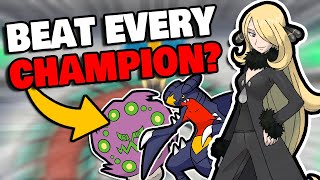 Can Cynthia Beat Every Pokemon Champion [upl. by Lienet]