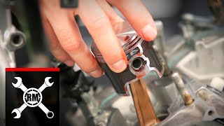 Kawasaki KX100 amp KX85 Engine Rebuild  Part 4 Top End Reassembly [upl. by Gusty]