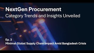 Ep3 Minimal Global Supply Chain Impact Amid Bangladesh Crisis  Aranca Insights [upl. by Omixam]