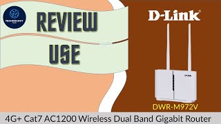 DLink DWRM972 4G Cat7 AC1200 Wireless Dual Band Gigabit Router Review Unbox Setup amp Use [upl. by Barton]